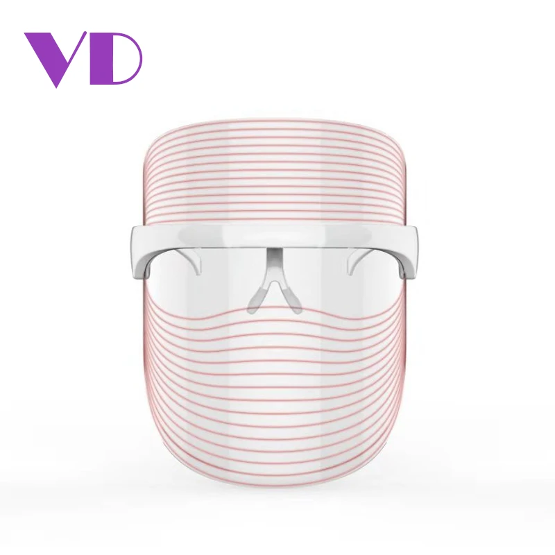 

Rechargeable LED Light 3 color Therapy Facial Mask Led Mask