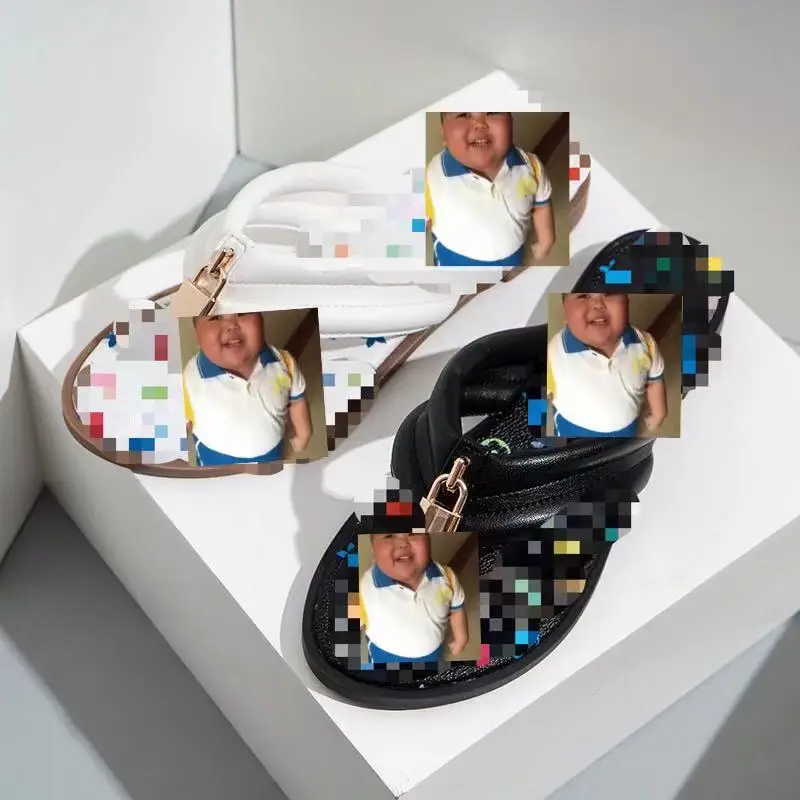 

2021 new arrival printed slip on flat slippers locker pattern flip flops summer vocation shoes, Picture colors