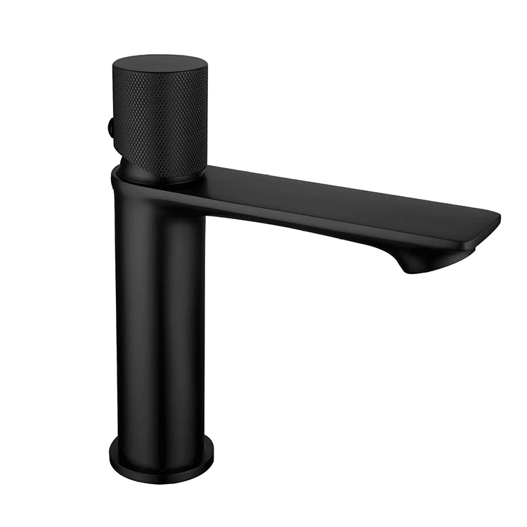 Joinsun sanitary ware chrome black deck mounted brass faucets bathroom chrome mixers hot-cold water basin taps
