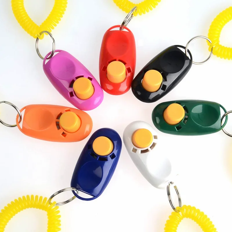 

Wholesale Dog Training Clickers Pet Training Dog Button Clicker For Dog Training