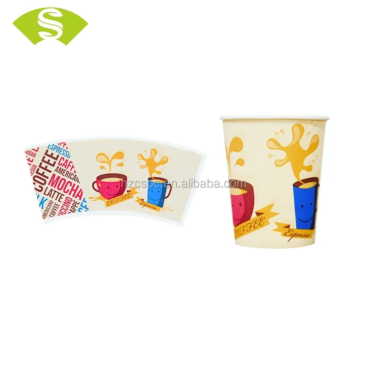 
Wholesale price PE coated paper cup blanks for disposable paper cups 