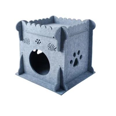 

Removable Cover Cats Breathable Cat Felt bed Felt Felt Pet Bed