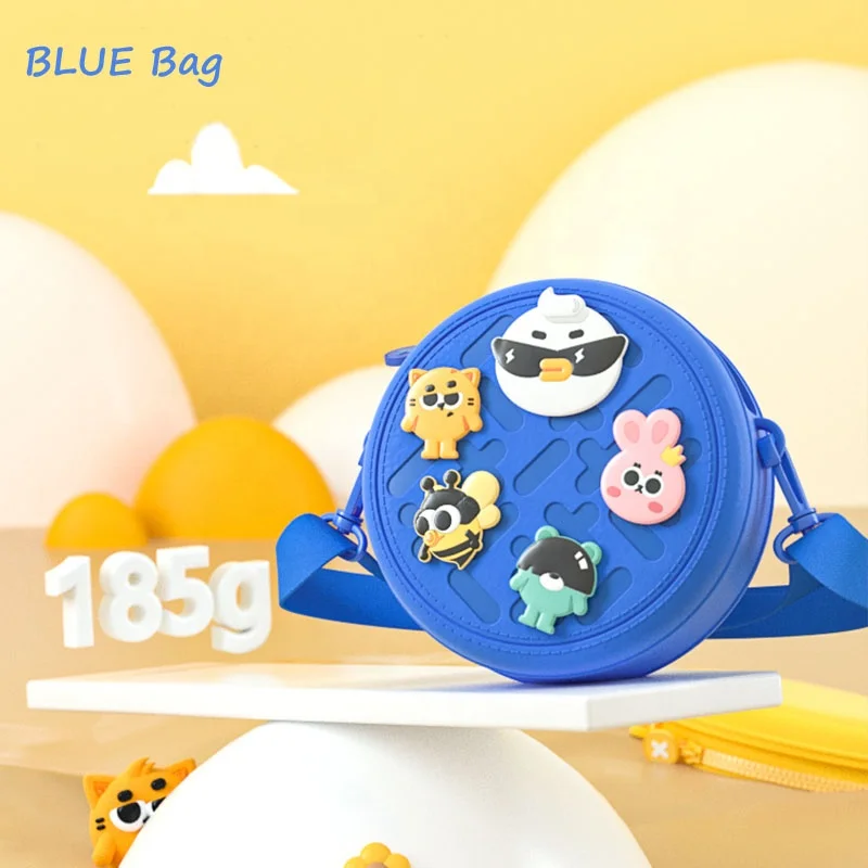 

New Unique Design Trendy Children EVA Cute DIY Cartoon Round Custom Popular Messenger Bag