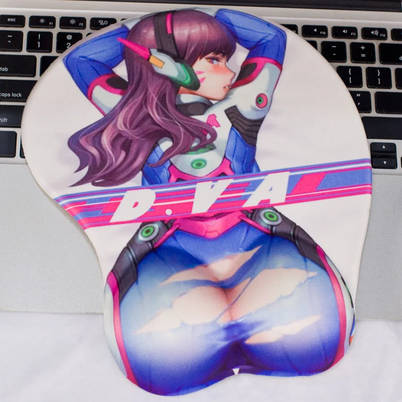 

2020 hot selling anime open sexy girl big boob breast wrist rest mouse pad for promotional boob 3d custom breast silicone pad, Customer designs