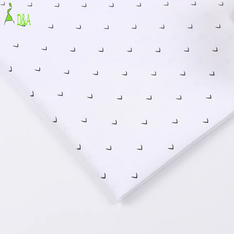 

Simple design summer light plain printed cotton stretch poplin fabric price per meter