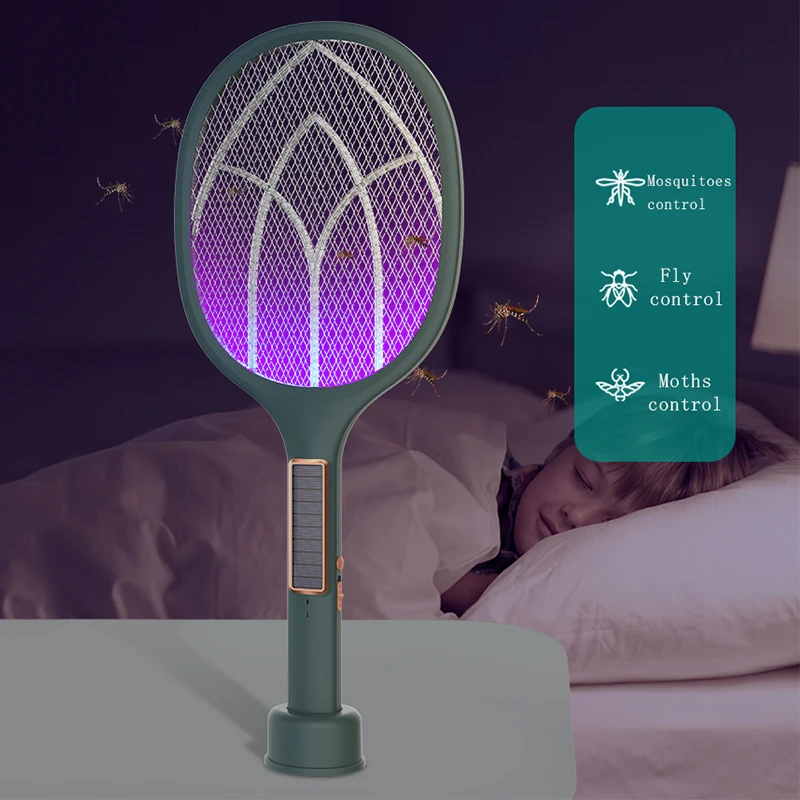 

Factory Direct Sale Mosquito Swatter Electric Mosquito Racket Rechargeable Mosquito Killer Lamp usb Killer Lamp