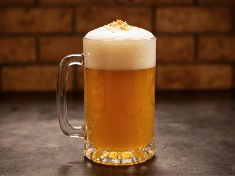 Vegan butterbeer variation in mug