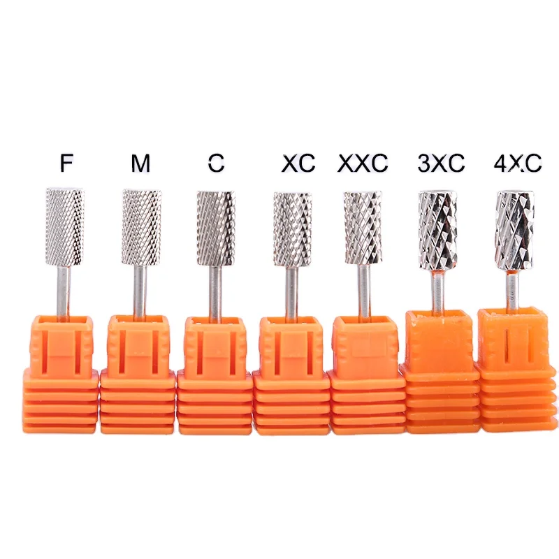 

Cylindrical large barrel manicure carbide acrylic nail drill bit for Electric Nail Drill Machine Manicure Pedicure