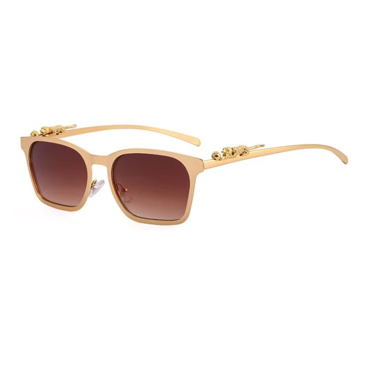 

Summer Luxury Shades 2021 Women Designer Leopard Sun Glasses Branded Gold Metal Sunglass Trendy Small Sunglasses For Ladies, Custom colors