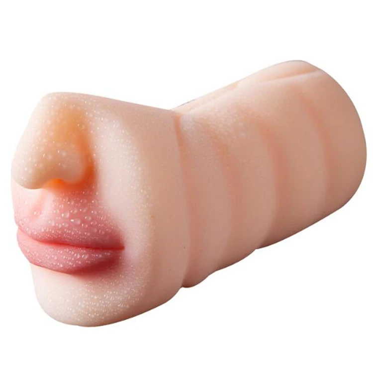 Realistic Vagina Sex Toy Deep Throat Masturbator with Tooth &Tongue Sexy Man Masturbator Real Silicoastic Vagina Pne Plussy