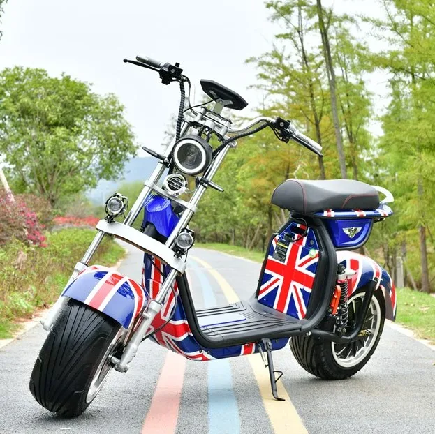 

Free Shipping Fast Electric Scooter Power Wheel Maserati Citycoco, Black