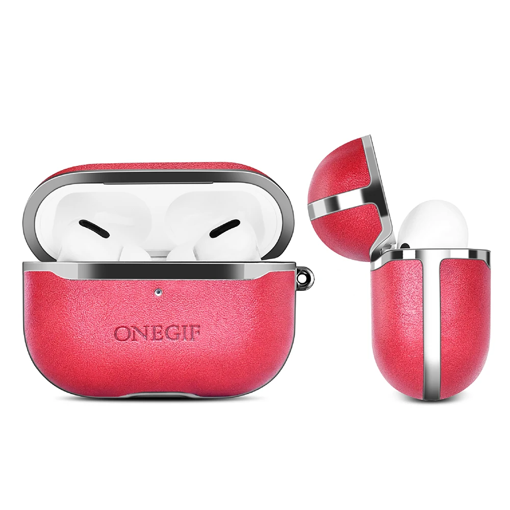 

Luxury PU Leather Case For Airpods Pro Leather Box Case For Airpods