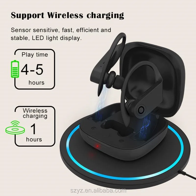 Latest Wireless Earphone TWS Sports Turely Hifi Headphone B10 Power Pro Earhook Earbuds - ANKUX.COM