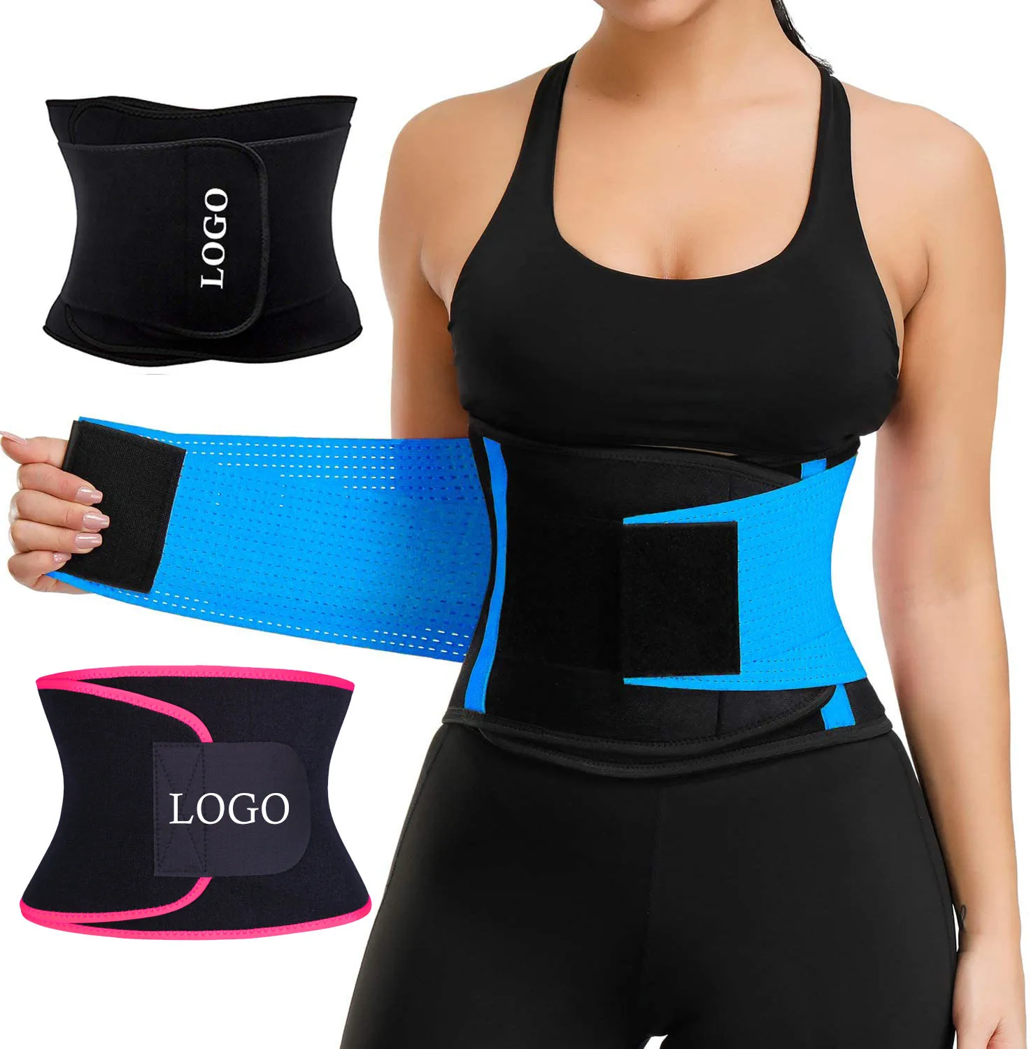 

Hot sale Low MOQ custom private logo factory wholesale Shapewear Weight Loss Neoprene Belt waist trainer for women