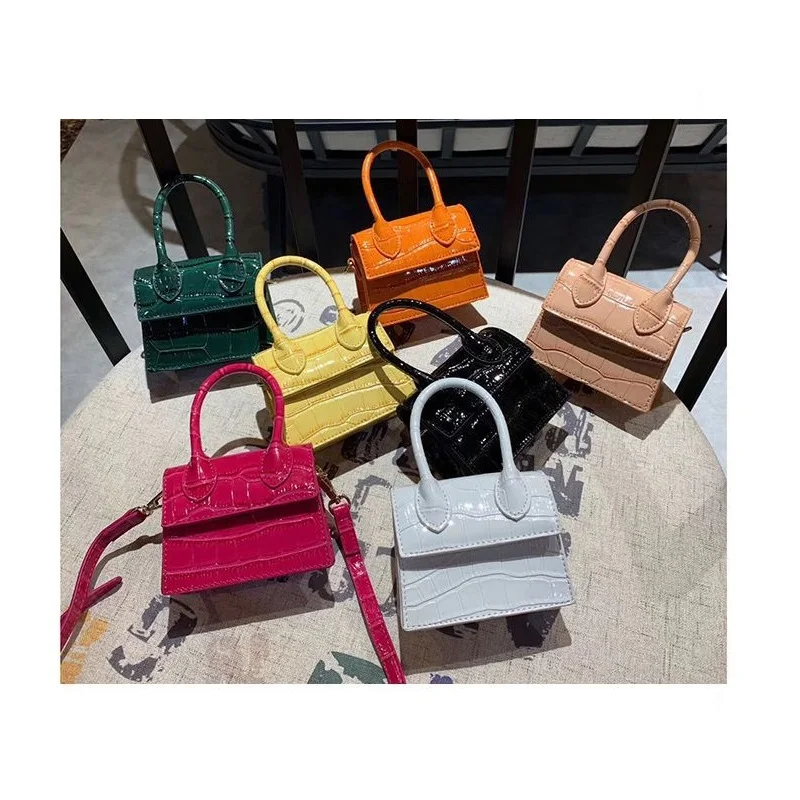 

2024 Luxury Mini Women Patent Leather Handbags Ladies Small Shoulder Crossbody Hand Bags Purses and Handbags for Women Bags PU