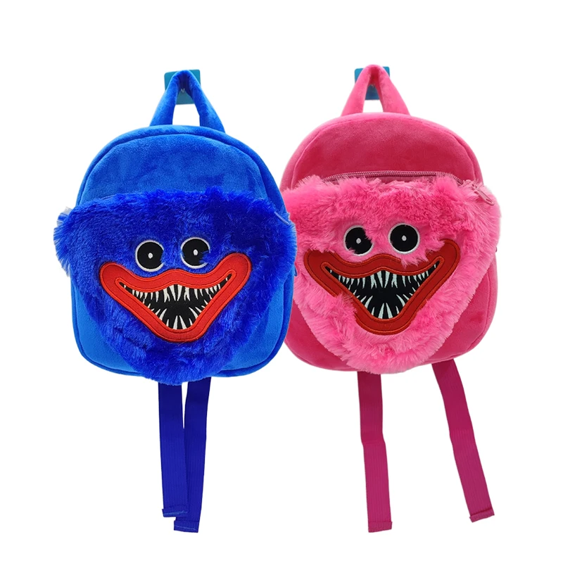 

25CM Poppy Playtime Plush Toys Monster Dolls Scary Doll Poppy Playtime Game Huggys Wuggy Backpack