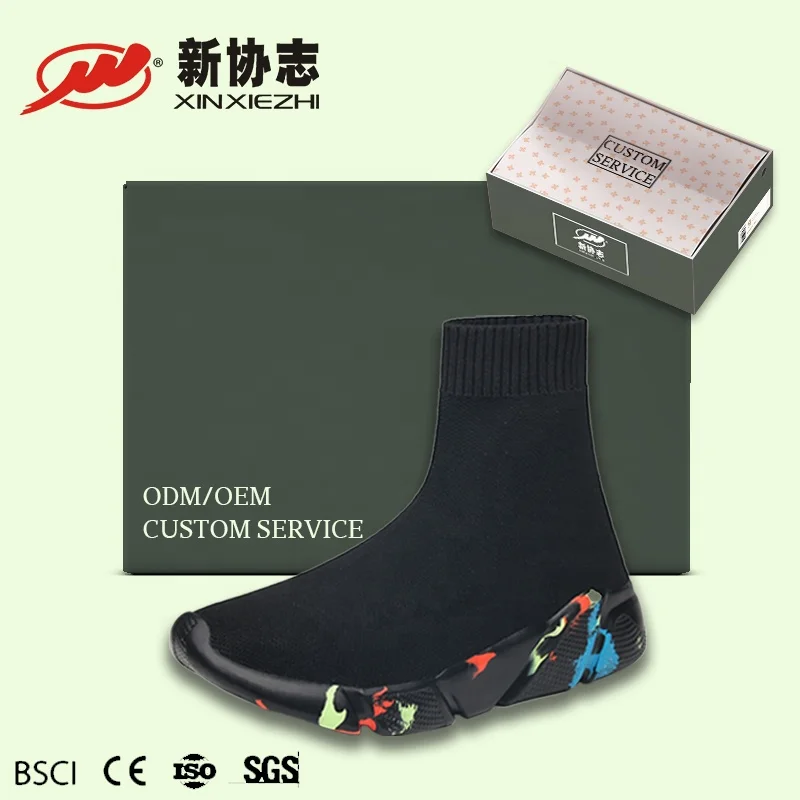

Xinxiezhi Otros Zapatos Sneaker Manufacturer Comfort Men Casual Sneakers OEM High Quality Make Your Own For Sock Shoes