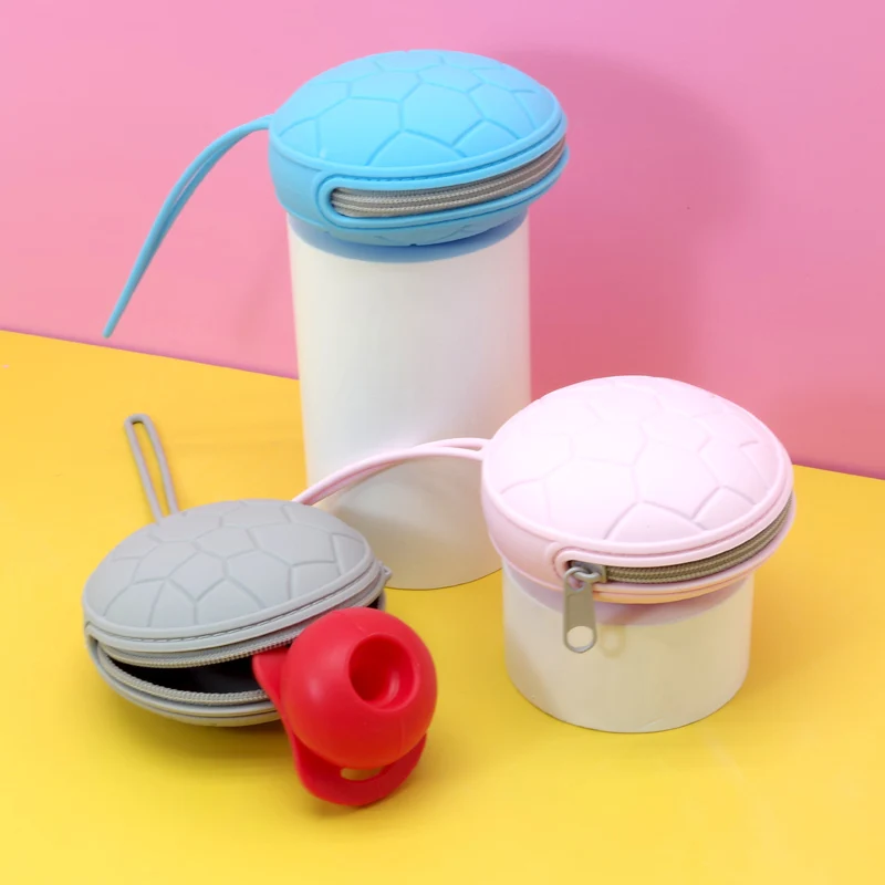 

Silicone baby products pacifier holder box pacifiers case, Any pantone color
