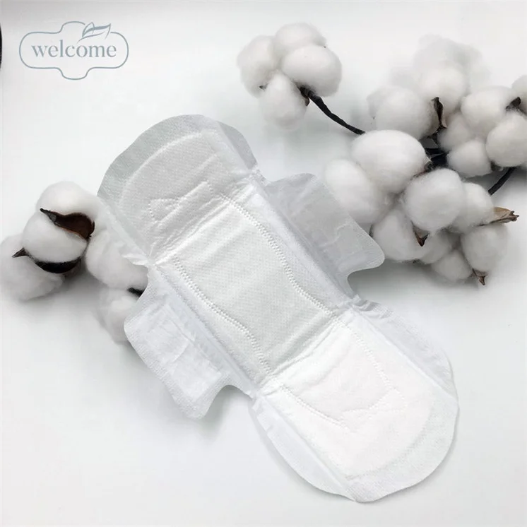 

Manufacturer Low Cost Organic Cotton Herbal Pads Sanitary Napkin 8 pcs Sanitary Pads Production Line For Women Hand Bags
