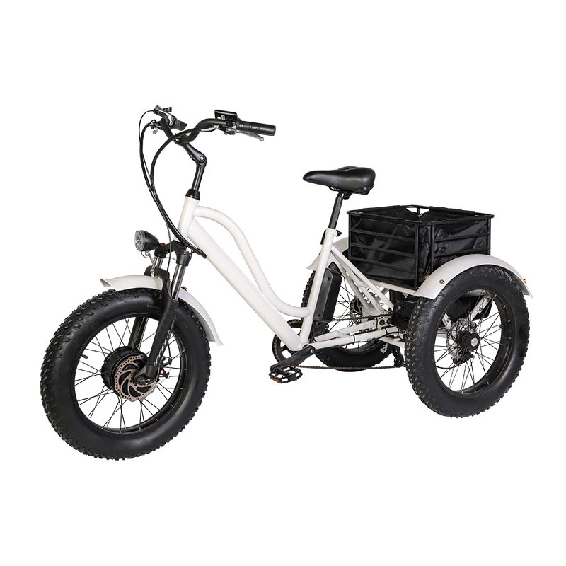 

China Electric Tricycle for Adult Tricycle Power Ebike 3 Wheels Electric Tricycles