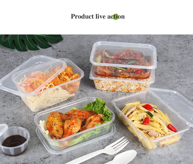 Disposable Hot Takeaway Lunch Box Plastic To Go Food Containers For ...