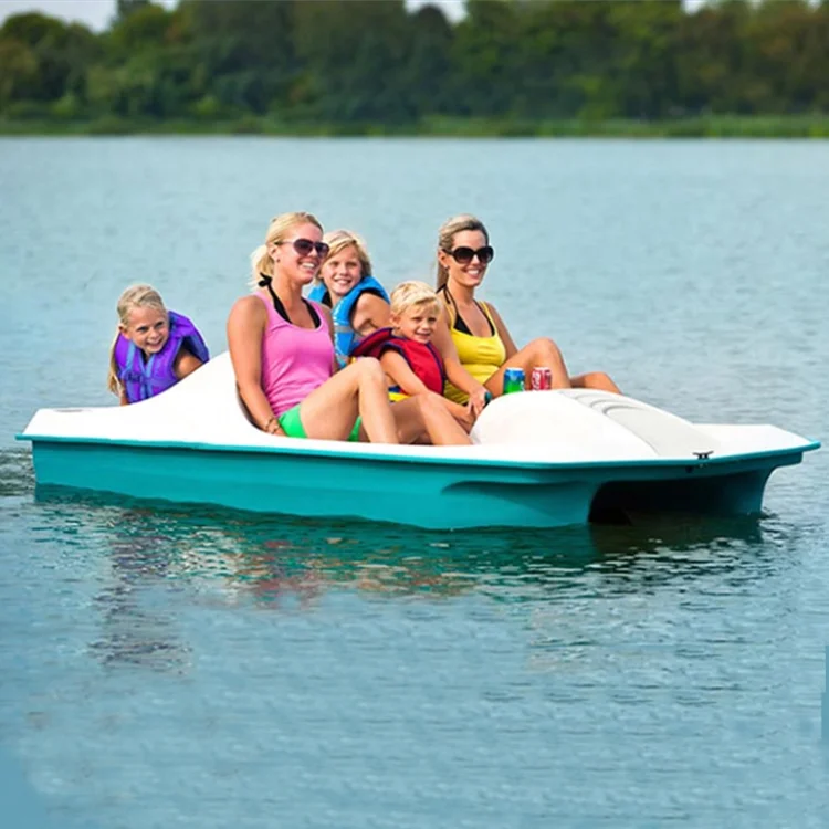 SEAHAWK 5 SEAT PEDAL BOAT WITH CANOPY  Seahawk 5 seat pedal boat with  canopy. Canvas shade sails. Patio blinds.