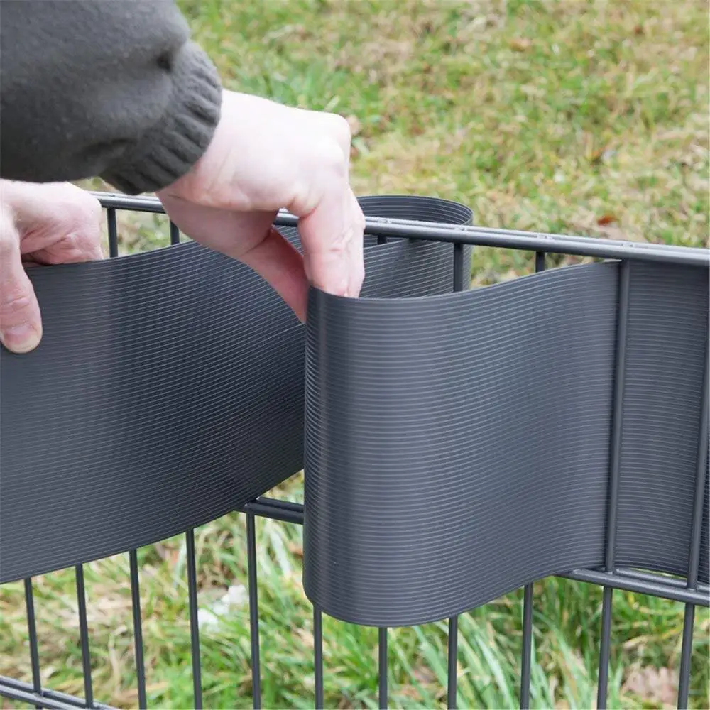 

Easy Installation Strip Hard Fence For Privacy Garden Protection 2.52m*19cm/Sichtschutzstreifen Gartenzaun Windschutz Hart, Ral7016,ral6005,ral7040,ral9010