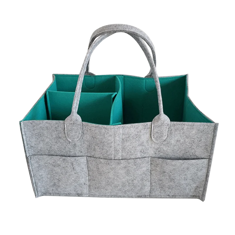 

Practical, beautiful and portable felt diaper caddy, 40 colors or custom