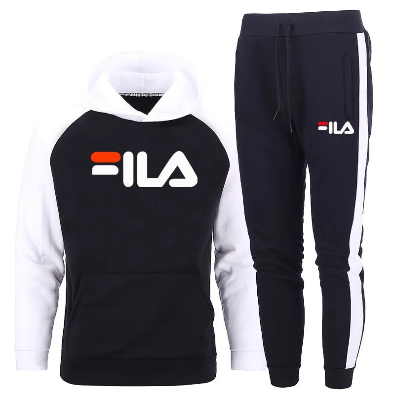 

High quality Custom Logo Two Piece Set hoodies for men Jogger set for men, Customized color