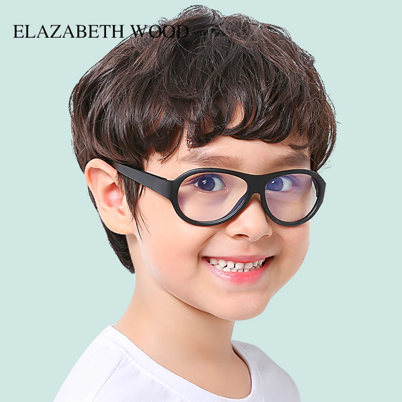 

RENNES [RTS] Children colorful Silica gel material Anti-blue light kid glasses wholesale, As the picture shows