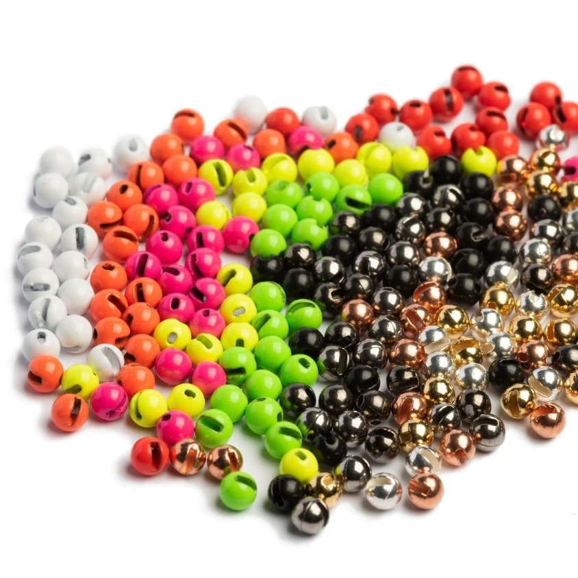 

best quality fly fishing tungsten beads 2.0mm-4.6mm wholesale slotted tungsten beads