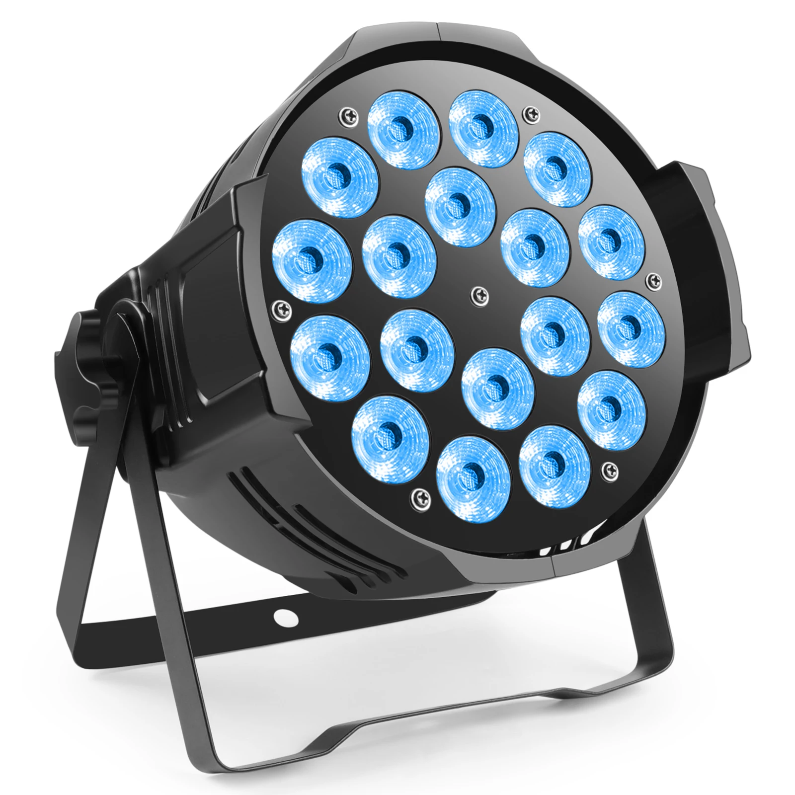 

U`King 18x10W Aluminum Shell LED Wash Light Uplight RGBW Disco Lighting LED Par Can Stage Lights
