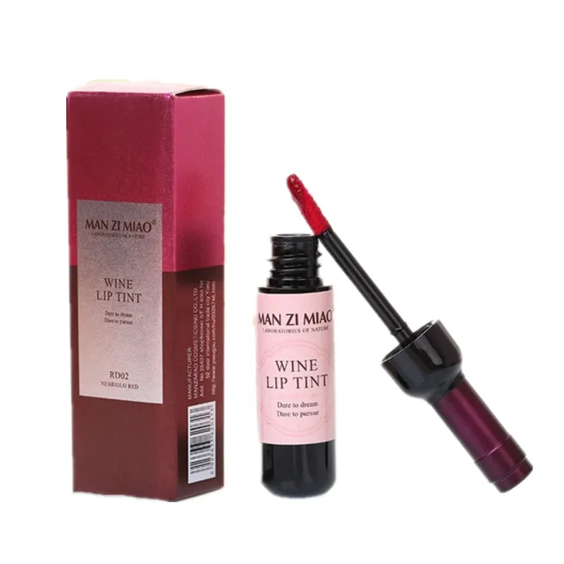 

Vegan Liquid Lipstick Best selling makeup products high quality waterproof wine Lip tint