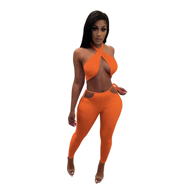 

2021 New Fashion Summer Casual Women Two Piece Short Set Tracksuit Swimsuit Clothing Sexy Solid Pants Suit