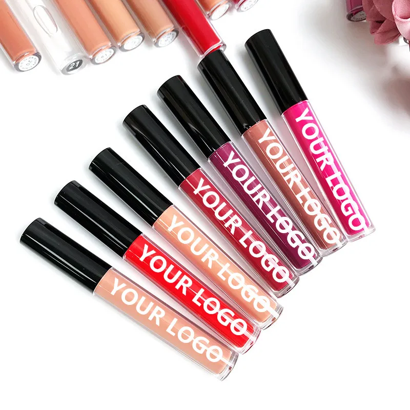 

2021 New Popular Clear Tubes Long Lasting Skin Colors Natural Nude Lip Gloss With Private Label