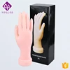 High Quality Eco-friendly Nail Trainer Practice Hand Training And Display Silicone Artificial Hand Model