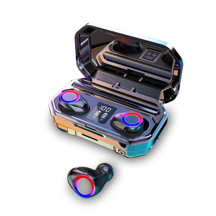 

New Design TWS 5.0 Earphones M12 Headphone Support Android IOS Phone True Wireless Earbuds with Charging Box Powerbank
