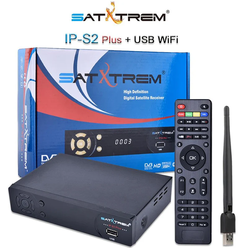 

Satxtrem IPS2 TV Box Ali Chipset Satellite TV Receiver with Ccam Ott menu H.264 DVB-S2 Full HD 1080p wholesale source factory