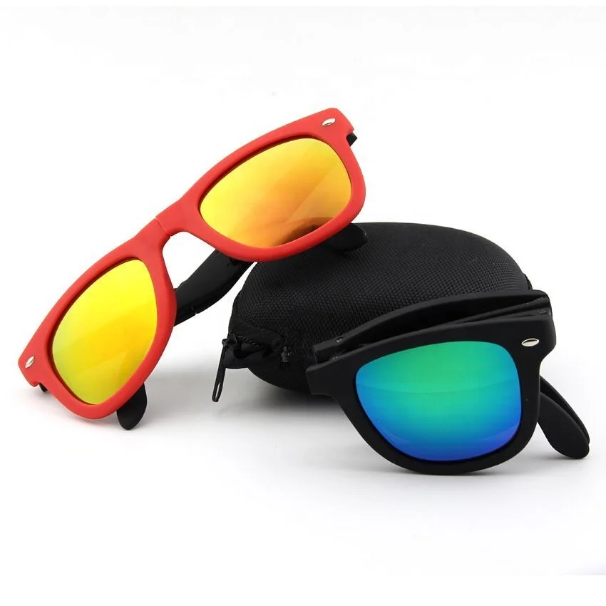 

Wholesale Men and Women Folding Style Sun Glasses 2019 Stock Cheap Foldable Sunglasses, Pantone color