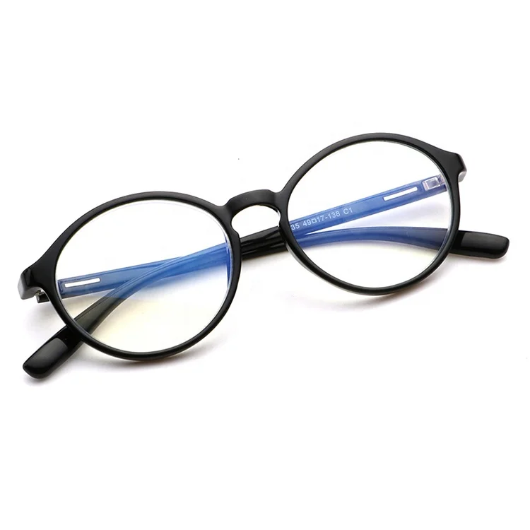

Unisex New Arrival Anti Blue Ray Eyeglasses Tr90 Designer Round Reading Glasses Women Blue Light Blocking