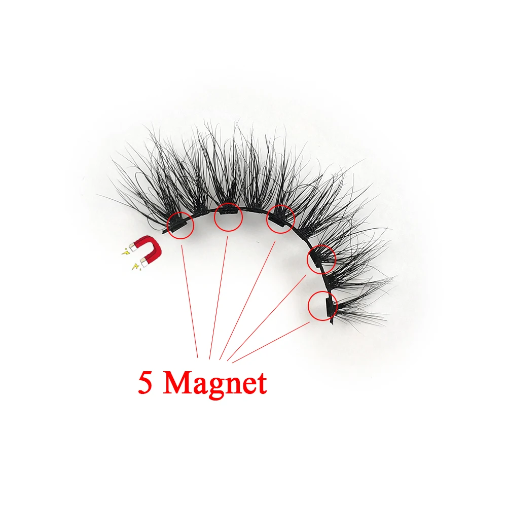 

Amazon Best Seller Magnetic eyeliner lashes with magnetic eyeliner Drop shipping Warehouse Lash vendor, Natural black