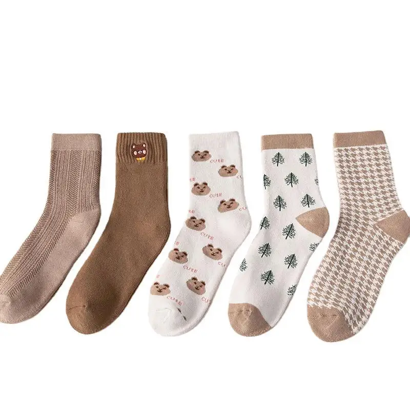 

High Quality Women's Cotton New Design Thick Luxury Designed Socks For Women, Custom color