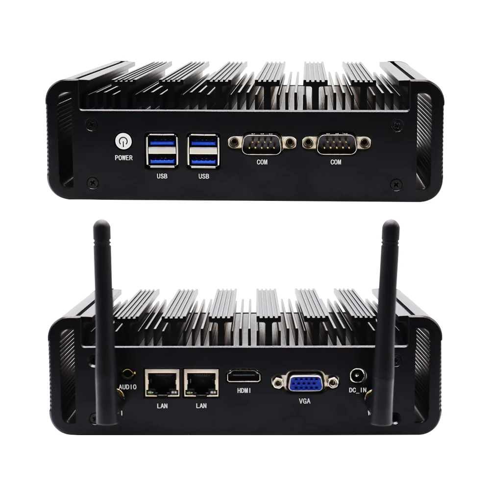 

Eglobal 8th gen core i3 8130U fanless mini pc with 32GB DDR4 Dual Lan port and 2xRS232 COM compact pc