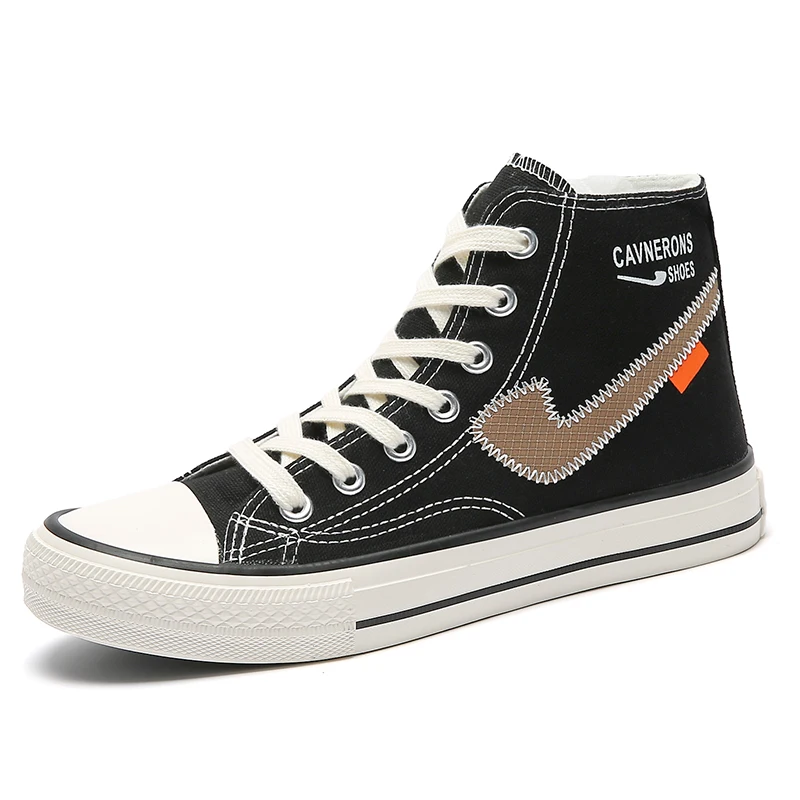 

Men Quanzhou Black Sneaker Vulcanized Casual Canvas Shoes