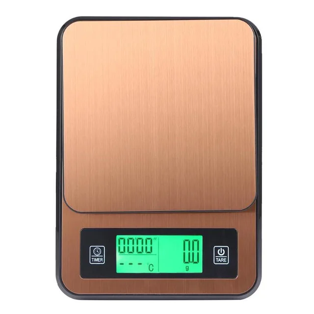 

Coffee Electronic Scale with timer 3kg 0.1g capacity LCD Display Kitchen Scale