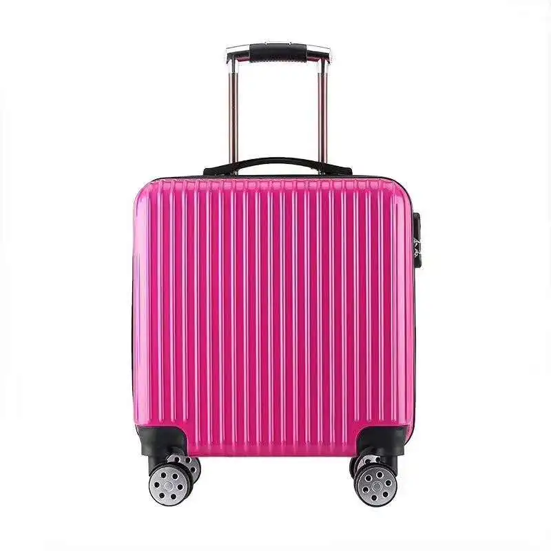 Pink Hardshell Kids Travel Suitcase Custom Your Own Design Luggage Set