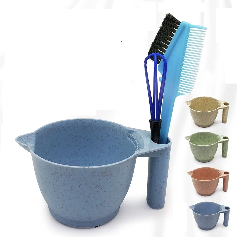 

Hot Selling Salon Hair Dyeing Tools Wheat Straw Hair Coloring Tinting Bowl