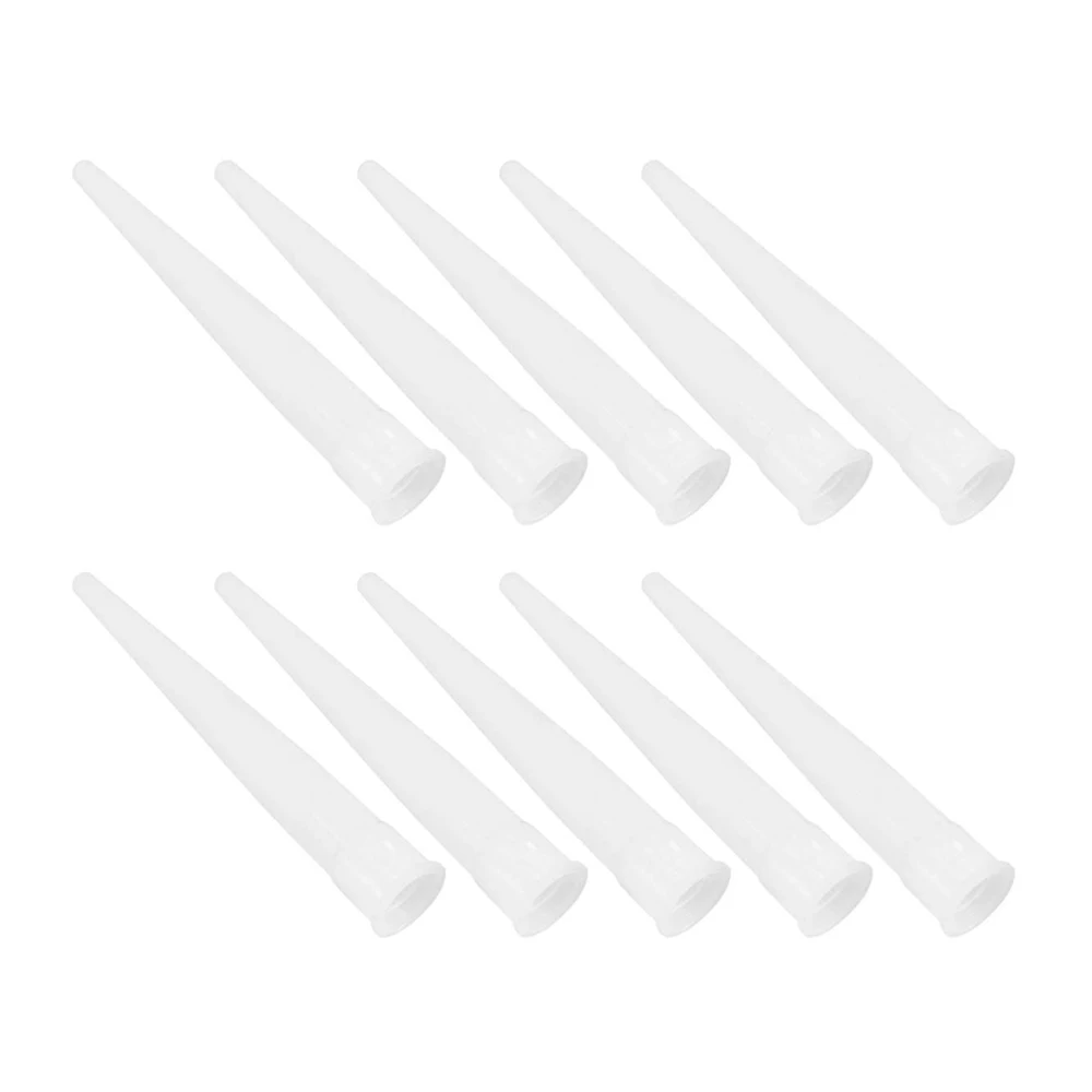 30pcs Replacement Extension Tool Plastic Caulk Nozzles Caulking Nozzle Tip
