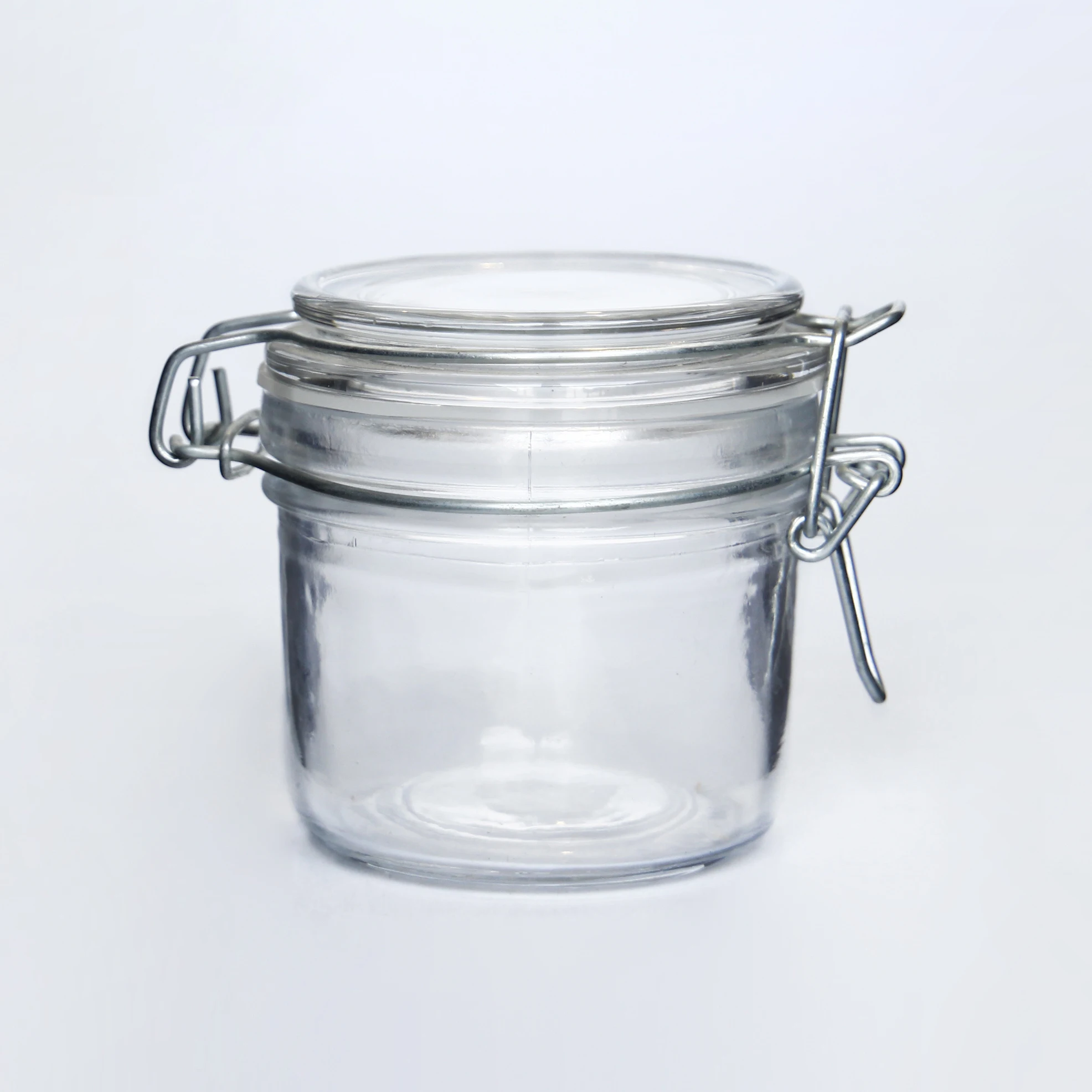Round Preserving Glass Jars With Locking Metal Clip Buy Glass Jars