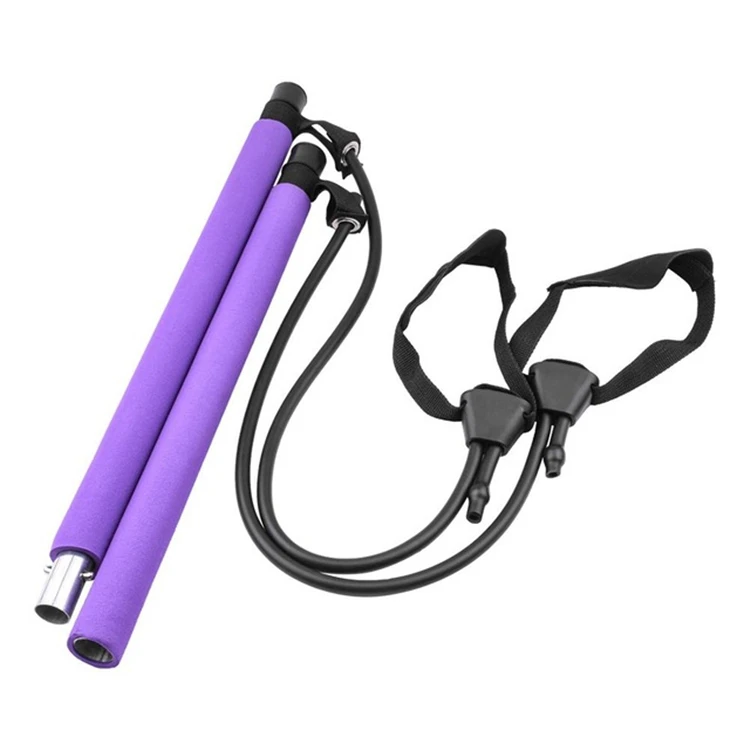

Wholesale Hot Sale Pull Exercise Yoga Bar, Yoga Pilate Stick Tone Bar, Pink/purple